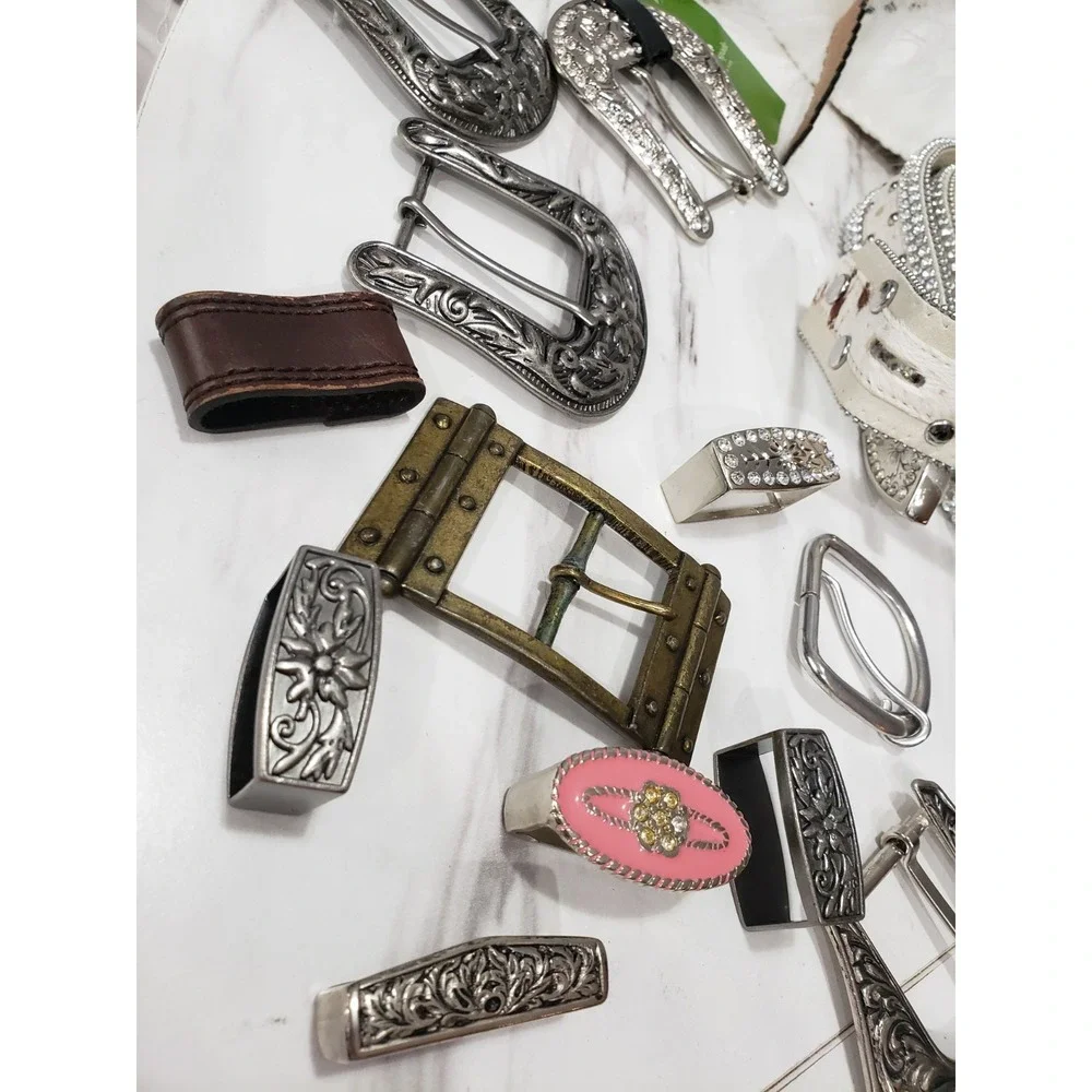READ DESCRIPTION BROKEN PROJECT BELT LOT western rhinestone ariat cody james